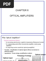 Chapter 6 Optical Amplifiers