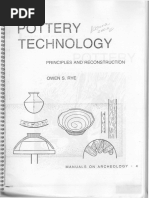 Rye, Owen - Pottery Technology Principles and Reconstruction