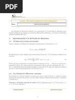 Derivación Numérica PDF