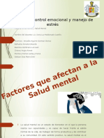 Factores Que Afectan A La Salud Mental