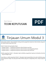 Modul 3 - Teori Keputusan