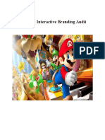 Nintendo Interactive Branding Audit