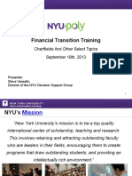 NYU Poly Chart of Accounts and Select Finance Topics For Roadshow