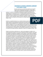 Elementos de Importancia Económica, Industrial y Ambiental en La Región o El País