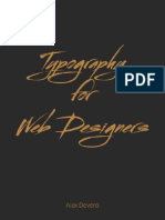 Typography For Web Designers