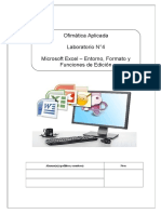 04 - Excel Formatos de Celda, Funciones de Edición