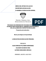 A2t2 - Procesos de Intervención Psicoeducativa y Acción Docente para Promover El Aprendizaje Estratégico de Los Alumnos en Contextos Escolares