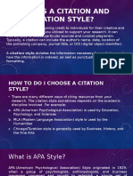 What Is A Citation and Citation Style?