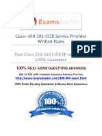 Cisco-400-201-CCIE Service Provider Written Exam