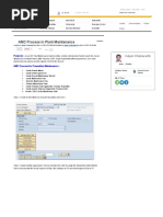 AMC Process in Plant Maintenance