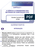 A Ciência e A Engenharia Dos Materiais de Construção Civil