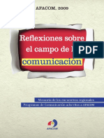 Reflexiones Sobre El Campo de La Comunicación