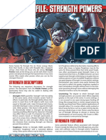 Mutants & Masterminds 3e - Power Profile - Strength Powers