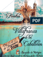 Libro Ferias y Fiestas Villafranca de Los Caballeros 2015