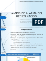 Signos de Alarma Del Recién Nacido 2016