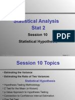 Statistical Hypothesis