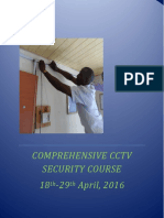 Comprehensive CCTV Course Outline - 2016