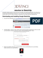 Introduction To Sketchup: Downloading and Installing Google Sketchup