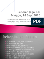 Lapjag IGD 18 Sept 2016 (Low Intake)