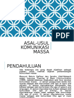 Asal-Usul Teori Komunikasi Massa