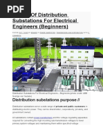 Basics of Distribution Substations For Electrical Engineers (Beginners)