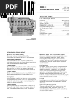 Specifications: C280-12 Marine Propulsion