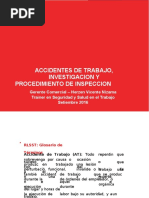 Presentacion Del Seminario SUNAFIL Accidentes de Trabajo Investigacion y Procedimiento de Inspeccion