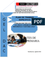 Plan Evaluación Ece Secundaria