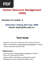 Principle of Human Resource Management Unit01 Introduction