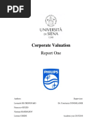 Philips Corporate Valuation Project PDF