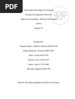 Historia Del Origen Geológico Del Istmo de Panamá