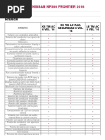 Ficha Tecnica Nissan Frontier Np300