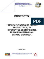 Alcaldia Del Municipio Camaguan Estado Guarico Proyecto Patios Productivos