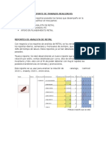 Reporte de Trabajos Realizados