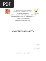 Ensayo Administracion Financiera