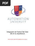 Integración de FactoryTalk View SE en Su Arquitectura PDF