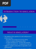 Introduction To Simulation