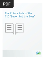 The Future Role of The CIO Becoming The Boss': WHITE PAPER - October 2011