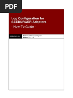 Log Configuration For SEEBURGER Adapters