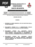 Gaceta 01 Segunda Sección 1