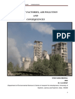 Cement Factories, Air Pollution and Consequences