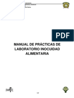 ANÁLISIS LABORATORIO Inocuidad Alimentaria PDF