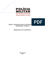 Perfil Desejado Do Profissional Da Segurança Pública - Mapemaneto de Competencias PMMG PDF