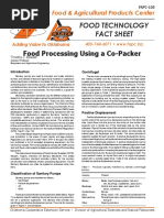 Food Processing Using A Co-Packer: Food Technology Fact Sheet