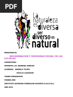 Discriminacion y Diversidad Sexual en Las Escuelas