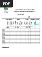 Washroom Checklist