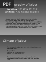 Climate Responsive Architecture of Jaipur