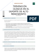 Guia Intervención Psicológica en El Deporte de Alto Rendimiento