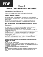 Notes Chapter2 What Is Democracy Why Democracy