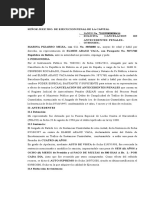 Cancelacion de Antecedentes Penales